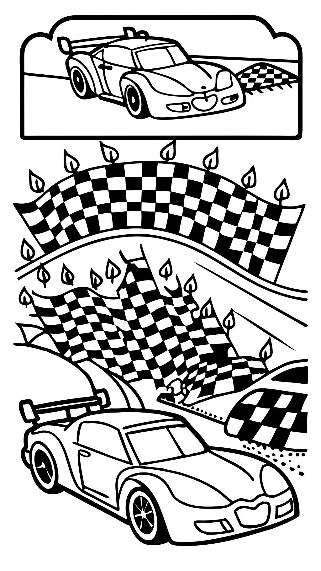 race cars coloring pages printable